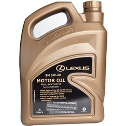 Моторное масло Lexus Engine Oil SM 5W-40 4L