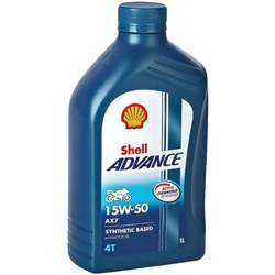 Моторное масло Shell Advance 4T AX7 15W-50 1L