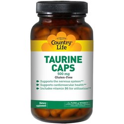 Аминокислоты Country Life Taurine Caps 100 cap