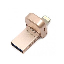 USB Flash (флешка) A-Data AI920 64Gb (розовый)