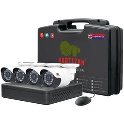 Комплект видеонаблюдения Partizan Outdoor Kit 1MP 4xAHD