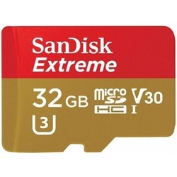 Карта памяти SanDisk Extreme Action V30 microSDHC UHS-I U3 32Gb