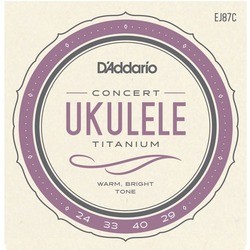 Струны DAddario Titanium Ukulele Concert