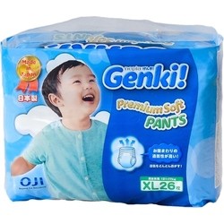 Подгузники Genki Premium Soft Pants XL