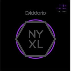 Струны DAddario NYXL Nickel Wound 7-String 11-64