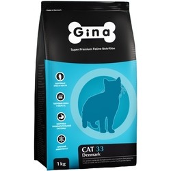 Корм для кошек Gina Adult Cat 33 Denmark 1 kg