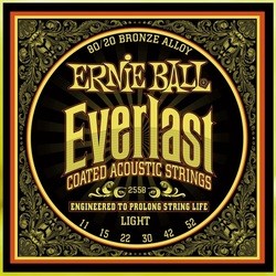 Струны Ernie Ball Everlast Coated 80/20 Bronze 11-52