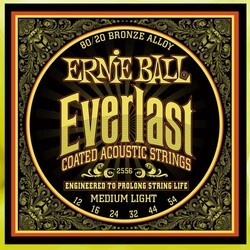 Струны Ernie Ball Everlast Coated 80/20 Bronze 12-54