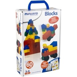 Конструктор Miniland Blocks 60 32309