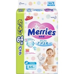 Подгузники Merries Diapers L / 64 pcs
