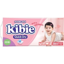 Подгузники Kibie Quick Dry Diapers Girl M
