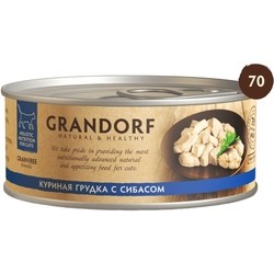 Корм для кошек Grandorf Adult Canned with Chicken Breast/Sea Bass 0.07 kg