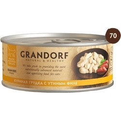 Корм для кошек Grandorf Adult Canned with Chicken Breast/Duck 0.07 kg