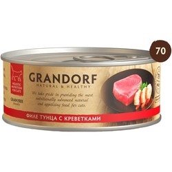 Корм для кошек Grandorf Adult Canned with Tuna Fillet/Shrimps 0.07 kg
