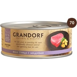 Корм для кошек Grandorf Adult Canned with Tuna Fillet/Mussels 0.07 kg