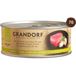 Корм для кошек Grandorf Adult Canned with Tuna Fillet/Crab 0.07 kg