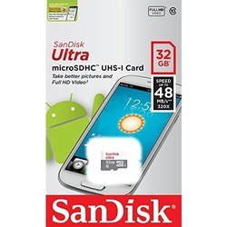 Карта памяти SanDisk Ultra microSDHC 320x UHS-I 16Gb