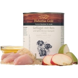 Корм для собак Hubertus Gold Canned with Poultry/Apple/Pear 0.8 kg