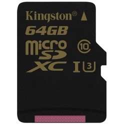 Карта памяти Kingston Gold microSDXC UHS-I U3
