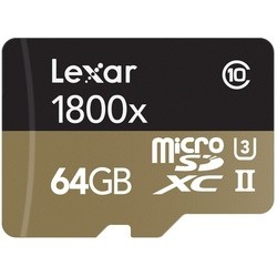 Карта памяти Lexar Professional 1800x microSDXC UHS-II