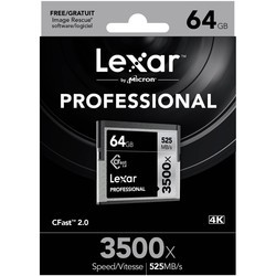 Карта памяти Lexar Professional 3500x CompactFlash 64Gb