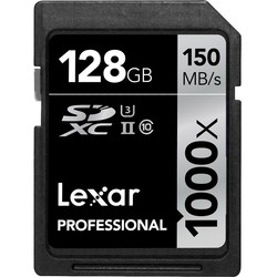 Карта памяти Lexar Professional 1000x SDXC UHS-II 128Gb