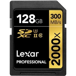 Карта памяти Lexar Professional 2000x SDXC UHS-II 128Gb