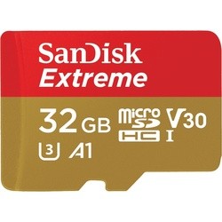 Карта памяти SanDisk Extreme V30 A1 microSDHC UHS-I U3 32Gb