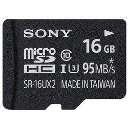 Карта памяти Sony microSDHC UHS-I U3 16Gb