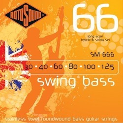 Струны Rotosound Swing Bass 66 6-String Hybrid 30-125