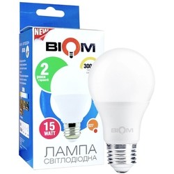 Лампочки Biom BT-515 A65 15W 3000K E27