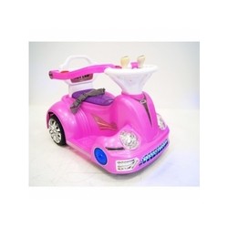 Детский электромобиль RiverToys 1688 (розовый)
