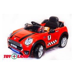 Детский электромобиль Toy Land Mini Cooper (красный)