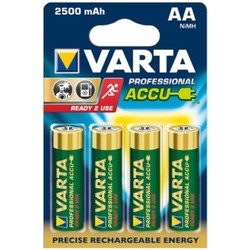 Аккумуляторная батарейка Varta Professional Accus 4xAA 2500 mAh