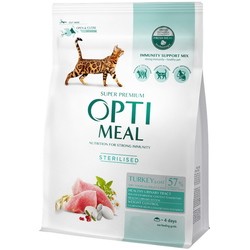 Корм для кошек Optimeal Adult Sterilised with Turkey 0.3 kg