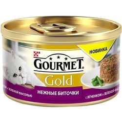 Корм для кошек Gourmet Packaging Gold Canned with Lamb/Beans 0.085 kg