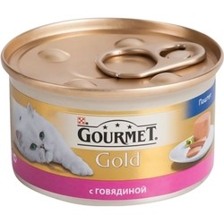 Корм для кошек Gourmet Packaging Gold Canned with Beef 0.085 kg