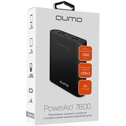 Powerbank аккумулятор Qumo PowerAid 7800