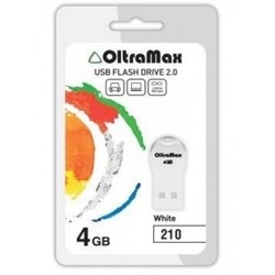 USB Flash (флешка) OltraMax 210 (белый)