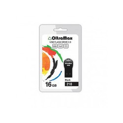 USB Flash (флешка) OltraMax 210 16Gb (черный)