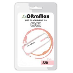 USB Flash (флешка) OltraMax 220 64Gb (розовый)