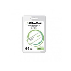 USB Flash (флешка) OltraMax 220 64Gb (зеленый)