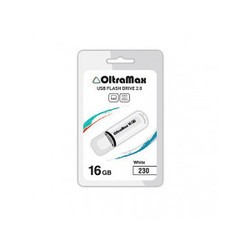 USB Flash (флешка) OltraMax 230 16Gb (белый)