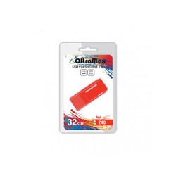 USB Flash (флешка) OltraMax 240 32Gb (красный)