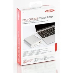 Powerbank аккумулятор Ednet Fast Charge 10000