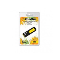 USB Flash (флешка) OltraMax 250 8Gb (желтый)
