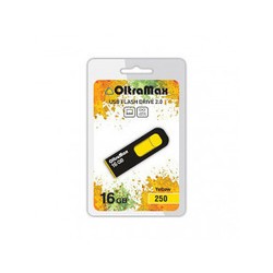 USB Flash (флешка) OltraMax 250 16Gb (желтый)