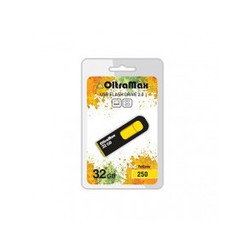 USB Flash (флешка) OltraMax 250 32Gb (желтый)