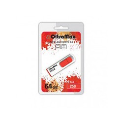 USB Flash (флешка) OltraMax 250 64Gb (красный)