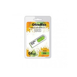 USB Flash (флешка) OltraMax 250 64Gb (зеленый)